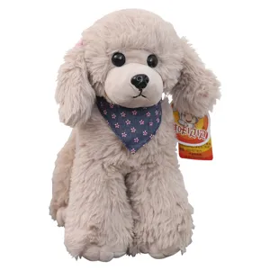 Simpatico peluche barboncino morbido animale imbottito bambola di cane regalo di compleanno