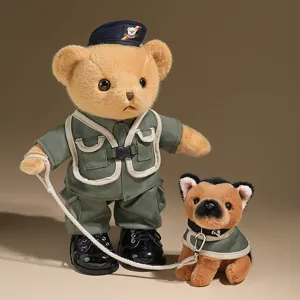 Hugs Baby Leuke Politie Serie Teddybeer Pluche Dier Pluche Speelgoed Leuke Beer Pop Reddingshond Kinderen Speelgoed Cadeau