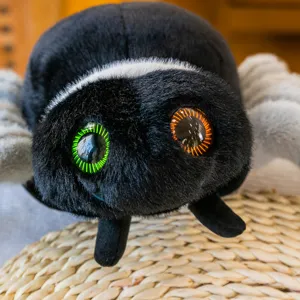 Süße große Augen Spinne Plüschtier lustiges weiches Stofftier Kuscheltier Deko Geschenk.