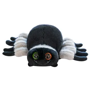 Niedliches großes Augen Spinne Plüschtier Stofftier weiche Puppe Geschenk für Kinder