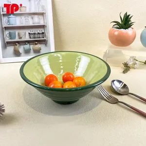Bol à nouilles en mélamine bicolore soupe robuste vaisselle de restaurant pour maison