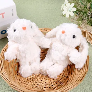 Flauschiger Kaninchen Plüsch Schlüsselanhänger und Taschenanhänger, süßes Stofftier Geschenk.