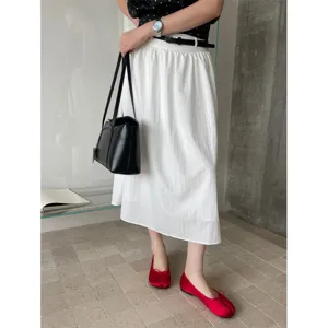 2026 New Flat Split-Toe Women Shoes Red Satin Tabi Ballet Flats Daily Casual Footwear