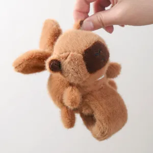 Simpatico bracciale slap in peluche capibara morbido bambola animale regalo per bambini