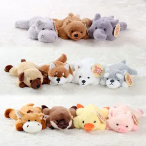 Cute plush animal toys bag pendant soft fluffy dolls cartoon cute gifts for children and friends.