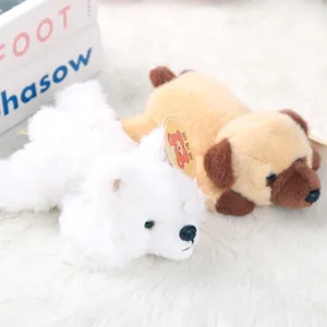 Cute plush toy set featuring soft animal dolls with tags, perfect for kids gifts and decor.