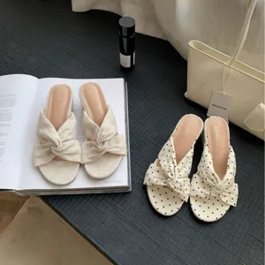 Sandales Compensées pour Femmes Bride Croisée Française Bout Ouvert Casual Été Extérieur Plage Mode Quotidien Chaussures
