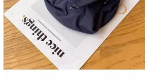 Detailed close-up of the solid color quick-dry bucket hat, showing quality fabric and design.