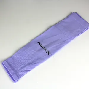 Manicotti di raffreddamento estivi per guida all'aperto ciclismo protezione UV viola