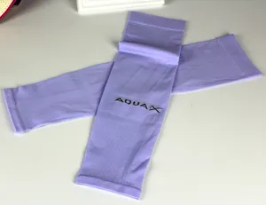 Manicotti di protezione solare in seta ghiacciata per guida ciclismo estate anti UV.