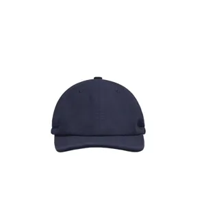 Navy blue soft brim baseball cap, casual minimalist sun protection hat for men and women.