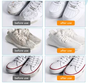 Household cleaning sponge magic eraser block for white shoes sneaker stain removal tool.