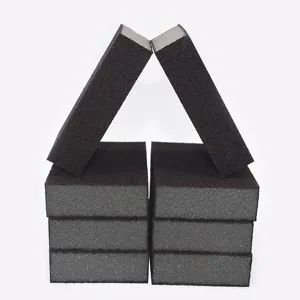 Carborundum cleaning sponge block kitchen and bathroom household heavy duty scouring pad.