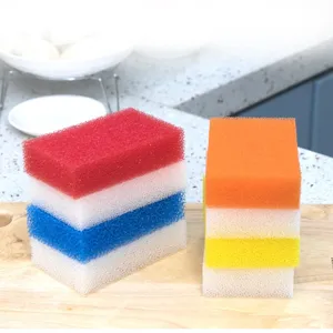 Kitchen Sponge Scrubber Multi-Layer Composite Dish Washing Sponge Cleaning Pad For Pot And Bowl Daily Household Use