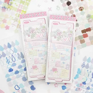 Korean Ins Style Twilight Die Cut Sticker Book Shallow Sugar Broken Dream Collection PET Decorative Stickers For DIY Scrapbooking Journaling Student Hand Account