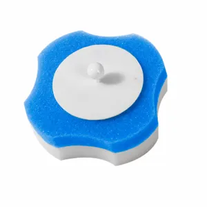 Disposable toilet brush replacement head multi-functional cleaning sponge block tool