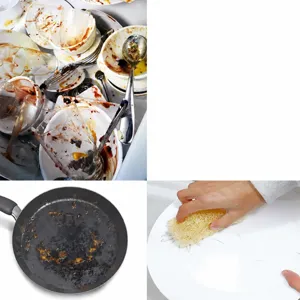 Esponja de lufa natural para lavar platos de cocina, limpiador de fibra vegetal ecológica.