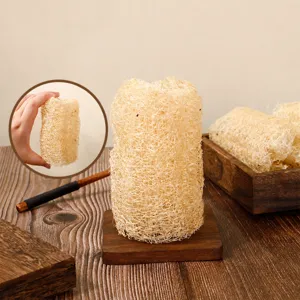Esponja de lufa natural cepillo de baño para cuerpo cocina platos limpieza ecológica duradera