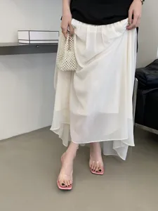 Transparent high heel mules for women summer stylish sandals match dresses party footwear