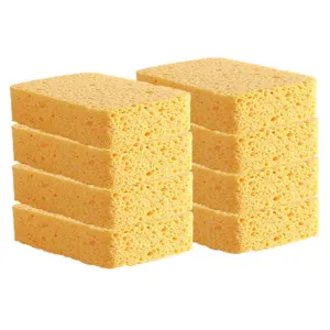 Dicke Holzfaser Küchenschwämmchen, sehr saugfähige Spüllappen und Reinigungstücher.