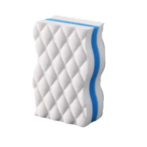 High density compression nano sponge magic eraser for kitchen cleaning and dishwashing tool.
