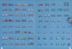 Alloy enamel cartoon character stud earrings catalog display board fashion jewelry accessories