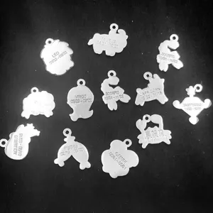 Ensemble de pendentifs breloques en alliage zodiaque, accessoires de collier constellation