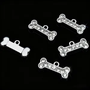Zinklegierung Strass Knochen Anhänger DIY Halskette Charm Mode Schmuck Handgefertigte Accessoires Für Damen