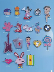 Legierung Strass Charms Anhänger, süße Cartoon Tiere DIY Schmuck Zubehör für Accessories.