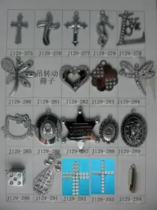 Legierung Strass DIY Schmuck Anhänger Großhandel Sortiment gemischte Formen für Handwerk.
