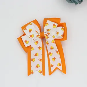 Pince à cheveux en ruban pour enfants joli nœud motif de maïs doux accessoire pour filles