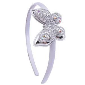 Serre-tête papillon à paillettes pour enfants accessoire cheveux fille mignon et élégant.