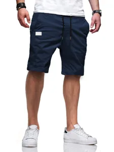Short Décontracté et Sportif pour Hommes Couleur Unie Tissé Séchage Rapide Cordon de Serrage Taille Élastique Short Confort Plage pour Été Quotidien