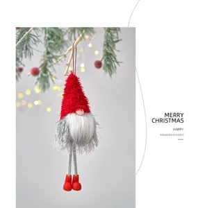 Weihnachtsbaum hängender Wichtel Plüsch Anhänger Santa Dekoration für Festtags Deko