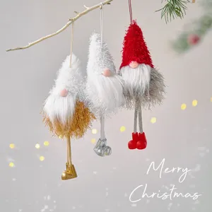 Weihnachtswichtel Hängeornamente Plüsch süße Tomte Baumdekorationen Feiertag Party Requisiten