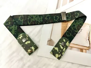 Adjustable invisible lazy elastic belt for women, comfortable buckleless waistband accessory.