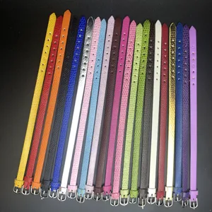 8mm bunter Schlangenmuster PU Leder Uhrenarmband Ersatz für modische Armbänder