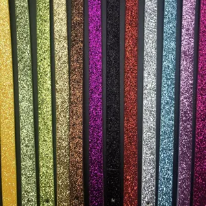 8mm Glitzer PU Lederarmband bunte glitzernde Uhrenarmband Ersatzband Handgelenk DIY Zubehör