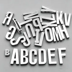 30mm metal letter charms alloy slide letters diy alphabet for bracelets belts necklaces