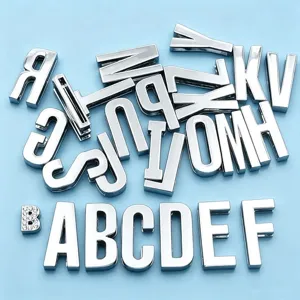 30mm slide letter charms alloy silver alphabet DIY bracelet necklace belt accessories