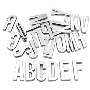 30mm metal alphabet slider charms for diy bracelets necklaces belts jewelry making supplies