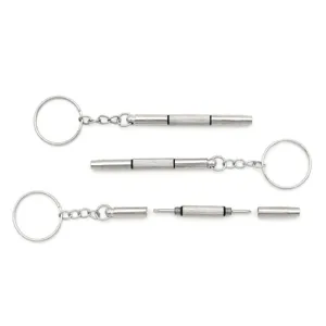 Mini tournevis porte-clés outil multifonctionnel portable pour lunettes et montres