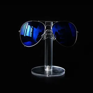 Clear acrylic glasses display stand organizer for retail store eyewear showcase