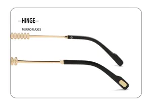 Men sunglasses metal temple hinge detail fashion luxury eyewear accessory stylish design