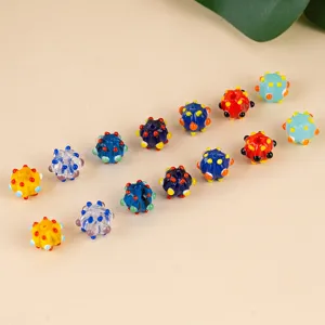 Colorful handmade glass beads DIY bracelet necklace earrings jewelry making accessories