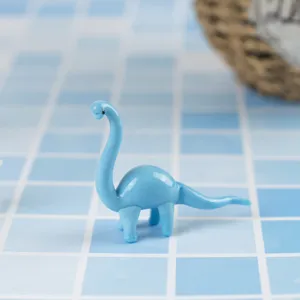 Creative cute blue glass dinosaur desktop ornament for living room home decor table display