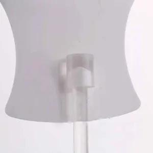 Acrylic necklace display stand detail part clear connector base transparent jewelry holder