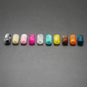 Colorful acrylic barrel beads 5mm large hole DIY bracelet accessories wholesale bulk set