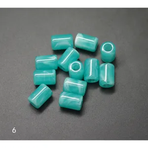 Colorful acrylic barrel beads large hole loose beads DIY bracelet jewelry making parts