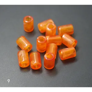 5mm large hole barrel beads acrylic loose beads for DIY bracelet jewelry making and crafts.
